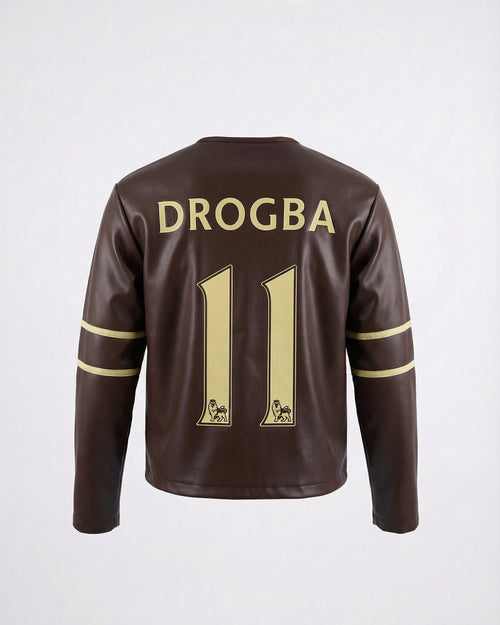 Drogba Leather Jacket (Brown)