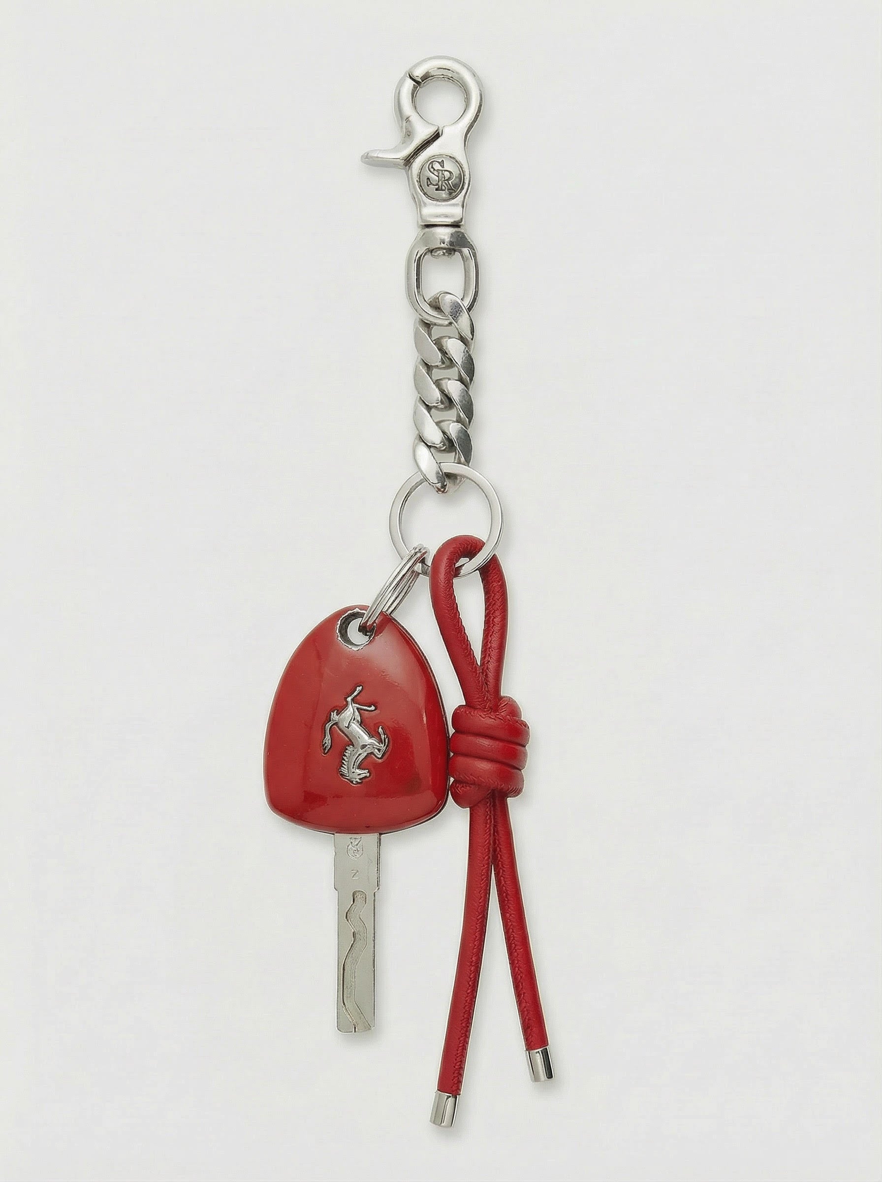 SR Keychain with Vintage Rarri Key
